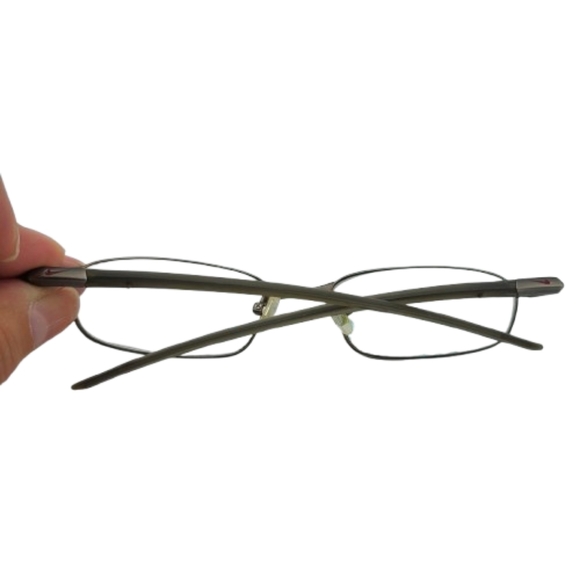 Nike Flexon Eyeglasses 4102 Gunmetal Grey Rectangular Frame 54-18 135 - Picture 8 of 14